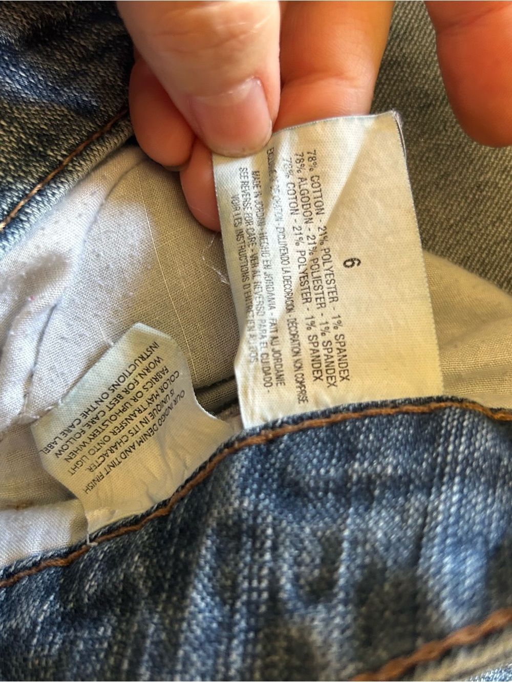 Nine West Low rise bootcut jeans size 6 - Picture 3 of 4